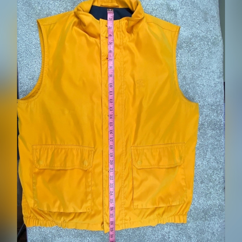 Vintage Paul & Shark Yachting Men’s Vest | Orange Utility Sailing Vest